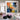 Orange Yellow and Blue 3D Heavy Textured Partial Oil Painting - WallArtt