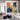 Orange Yellow and Blue 3D Heavy Textured Partial Oil Painting - WallArtt