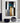 Petrol Blue Black Abstract Textured Partial Oil Painting - WallArtt