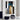 Petrol Blue Black Abstract Textured Partial Oil Painting - WallArtt