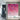 Pink Abstract Textured Partial Oil Painting - WallArtt