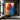 Red Blue Trees Textured Partial Oil Painting - WallArtt