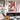 Red Brush Strokes Textured Partial Oil Painting - WallArtt
