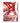 Red Brush Strokes Textured Partial Oil Painting - WallArtt