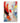 Red n White Abstract 3d Heavy Textured Partial Oil Painting - WallArtt
