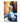 Violinist in a Blue Dress Textured Partial Oil Painting - WallArtt