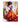 Violinist in Red Suit Textured Partial Oil Painting - WallArtt
