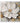 White Big Flower 3d Heavy Textured Partial Oil Painting - WallArtt