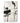 White Black II Abstract Textured Partial Oil Painting - WallArtt