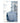 White Blue Abstract Textured Partial Oil Painting - WallArtt