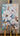 White Blue Flowers 3D Heavy Textured Partial Oil Painting - WallArtt