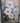White Blue Flowers with Gold Leaves II 3d Heavy Textured Partial Oil Painting - WallArtt