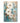White Blue Flowers with Gold Leaves II 3d Heavy Textured Partial Oil Painting - WallArtt