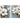 White Flowers with Gold Leaves 2 Piece 3d Heavy Textured Partial Oil Painting - WallArtt