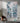 White n Blue Pieces 3D Heavy Textured Partial Oil Painting - WallArtt