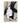 White on Black 3D Heavy Textured Partial Oil Painting - WallArtt