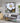 White With Gold Flower Textured Partial Oil Painting - WallArtt