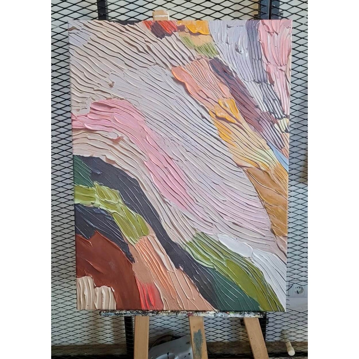 Color Transitions 3D Heavy Textured Partial Oil Painting