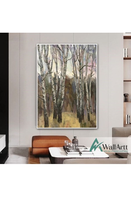 Autoum in the Forest Textured Partial Oil Painting